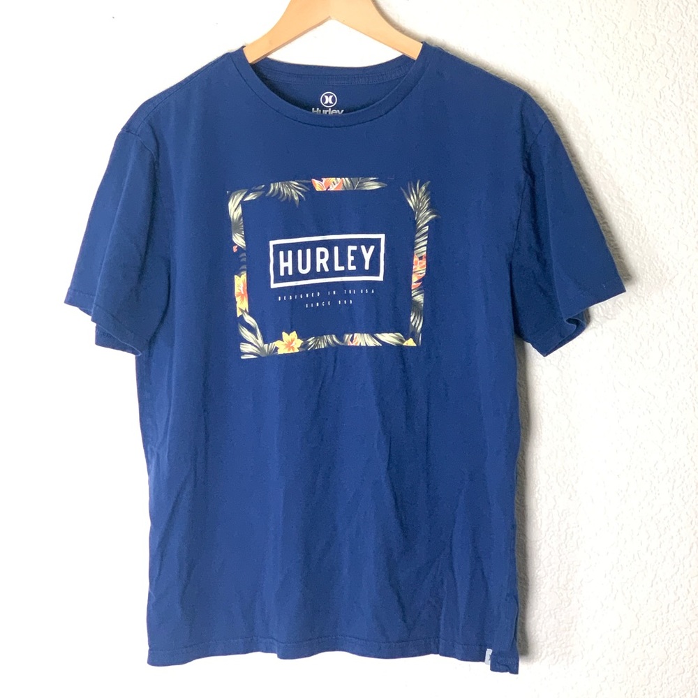 Hurley | Like new logo short sleeve crewneck tee shirt size medium